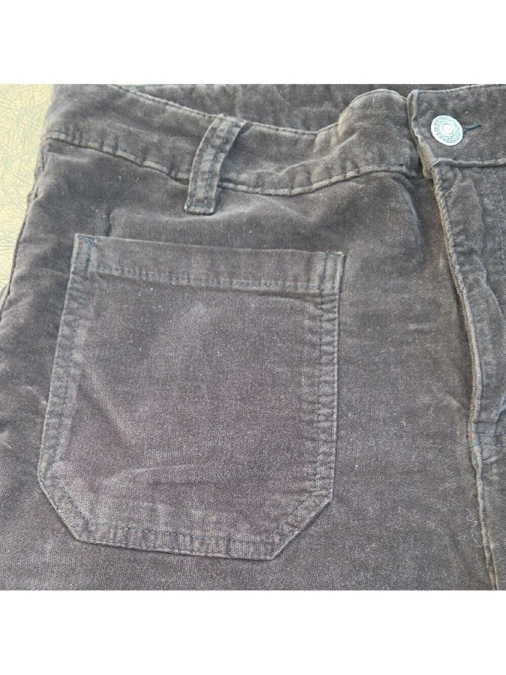 NwOT Never Worn Free People Womens Velvety 12 Pants in Chocolate Brown - Picture 10 of 14